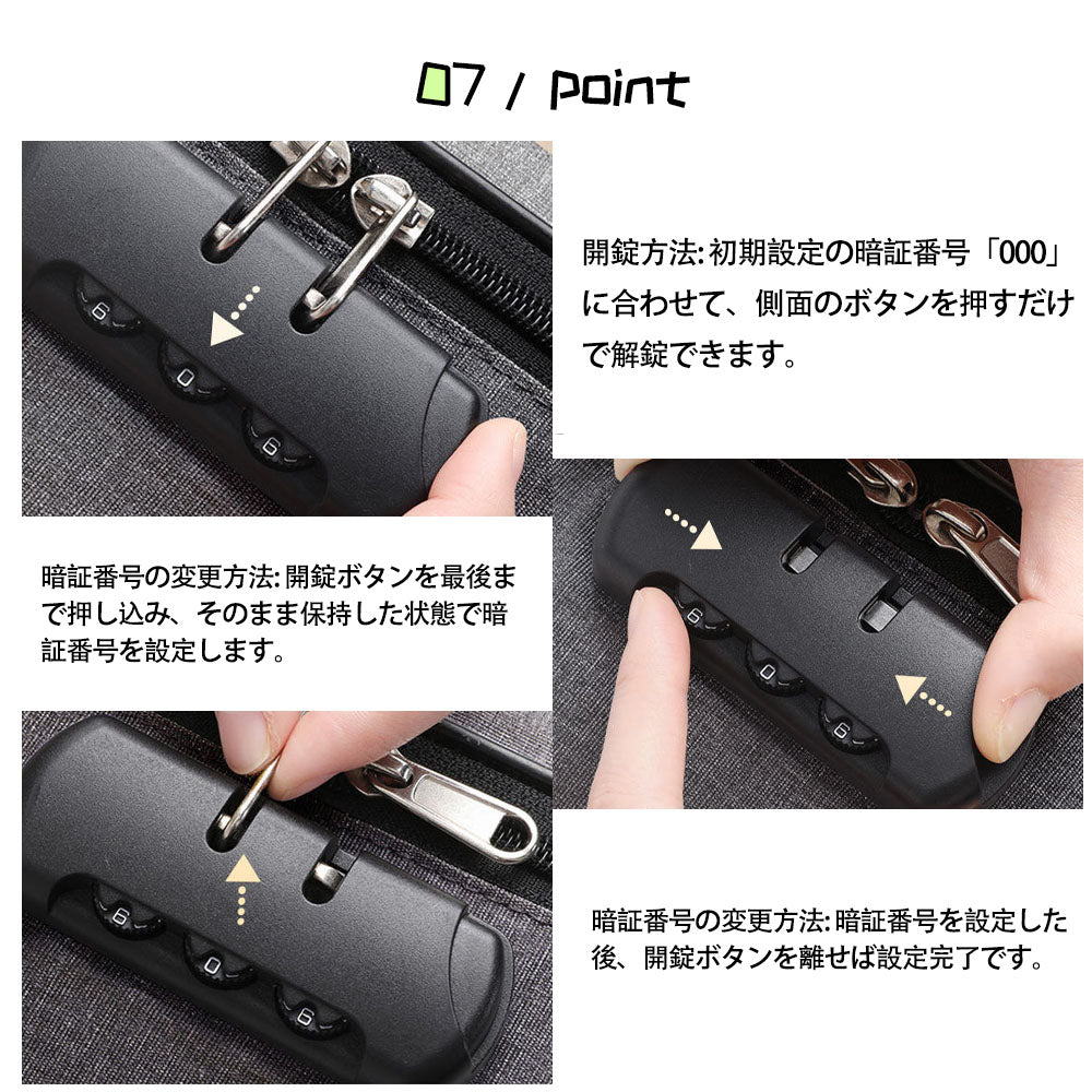 書類収納バッグ 3層式 書類保管ケース 手提げ 収納ポーチ コードロック付き ダイヤルロック式 防犯 防水 整理 出張 旅行便利 YB-01